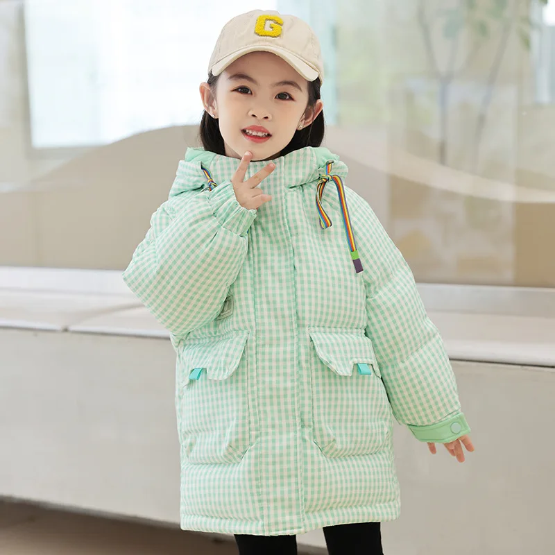 Зимняя пуховая куртка для девочек, новинка 2022, модная детская зимняя одежда на белом утином пуху, теплая клетчатая Детская куртка для девоче...
Зимняя пуховая куртка для девочек, новинка 2022, модная детская зимняя одежда на белом утином пуху, теплая клетчатая Детская куртка для девоче...