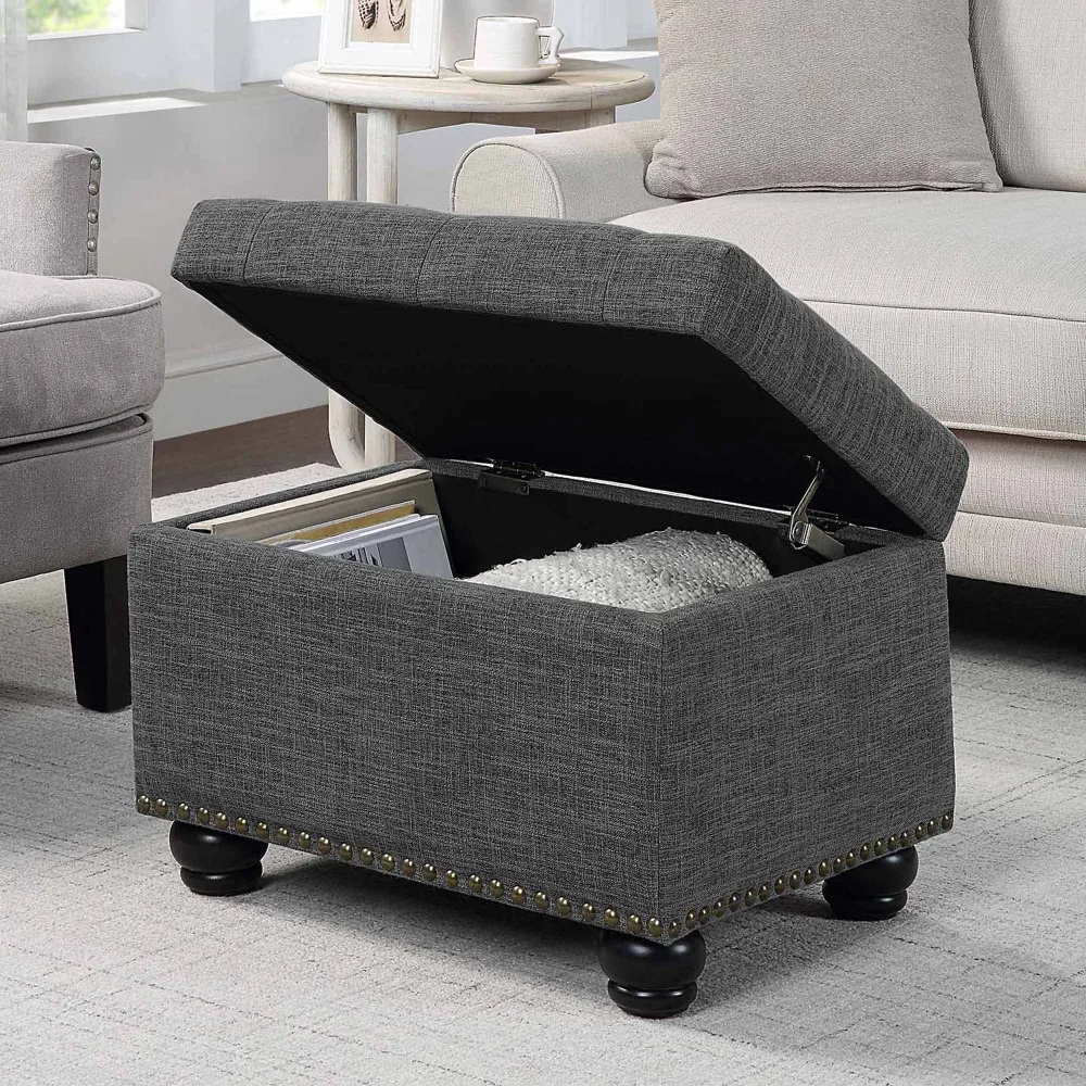 Convenience Concepts Designs4Comfort 5th Avenue Storage Ottoman, Light Charcoal Gray Fabric
Convenience Concepts Designs4Comfort 5th Avenue Storage Ottoman, Light Charcoal Gray Fabric