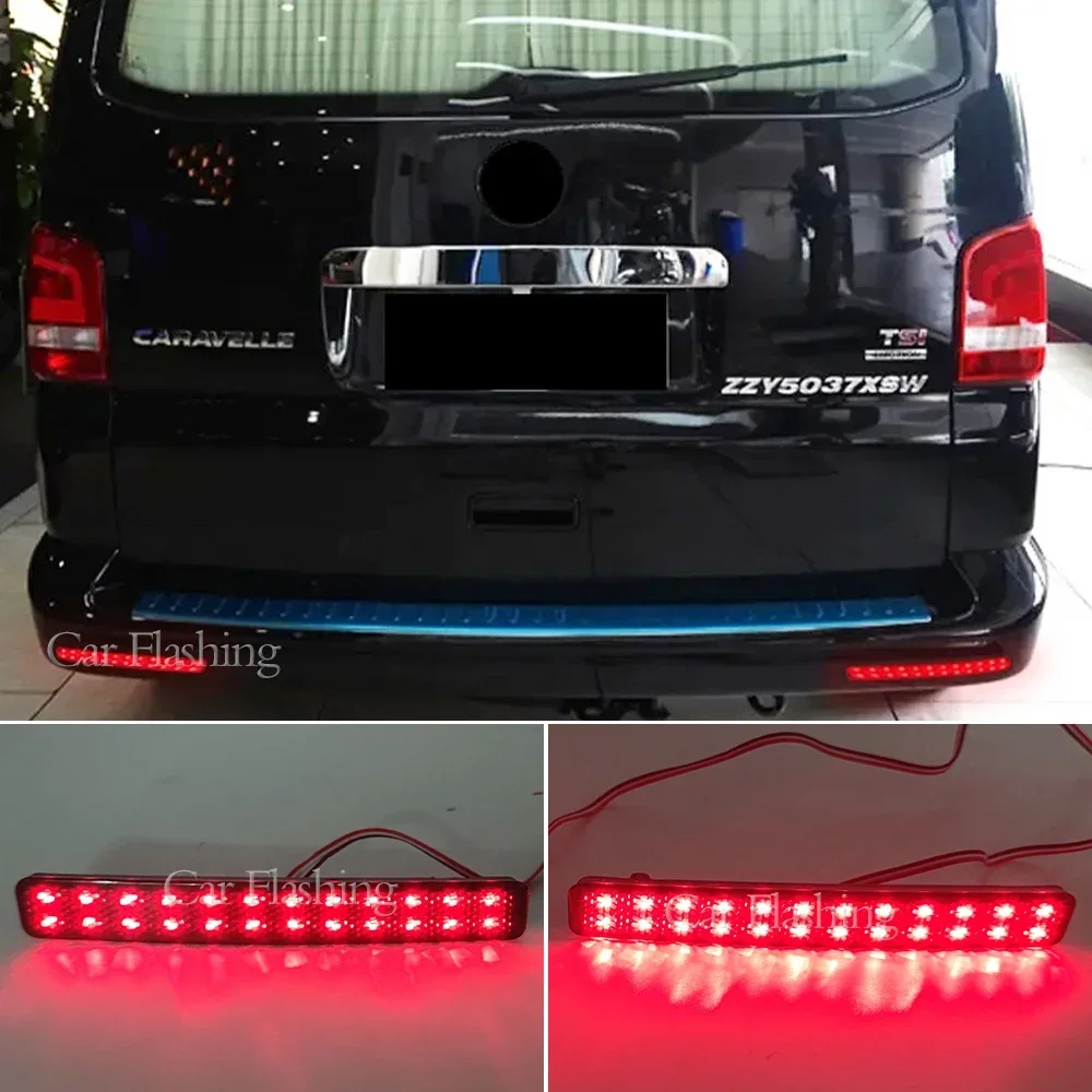 Новый! 2 шт. светодиодный отражатель заднего бампера для Volkswagen VW T5 Transporter Caravelle