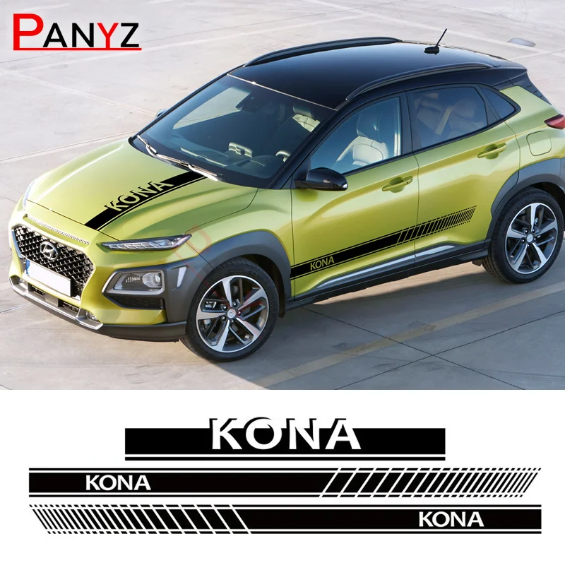 3PCS For Hyundai KONA Car Hood Engine Cover Sticker Auto Door Side Skirt Decor Vinyl Decals Racing Accessories Sport Stripes
3PCS For Hyundai KONA Car Hood Engine Cover Sticker Auto Door Side Skirt Decor Vinyl Decals Racing Accessories Sport Stripes