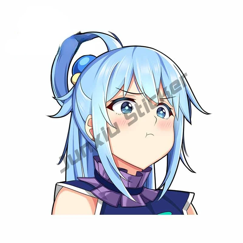 Trunk Aqua Konosuba Angry Windshield Personality Car Stickers Anime Cartoon Decal Waterproof Decoration KK13*12cm
Trunk Aqua Konosuba Angry Windshield Personality Car Stickers Anime Cartoon Decal Waterproof Decoration KK13*12cm