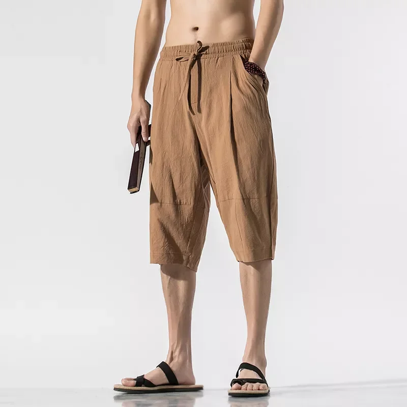 2022New new casual shorts man cotton solid harem men's summer shorts knee-length short pants for men
2022New new casual shorts man cotton solid harem men's summer shorts knee-length short pants for men