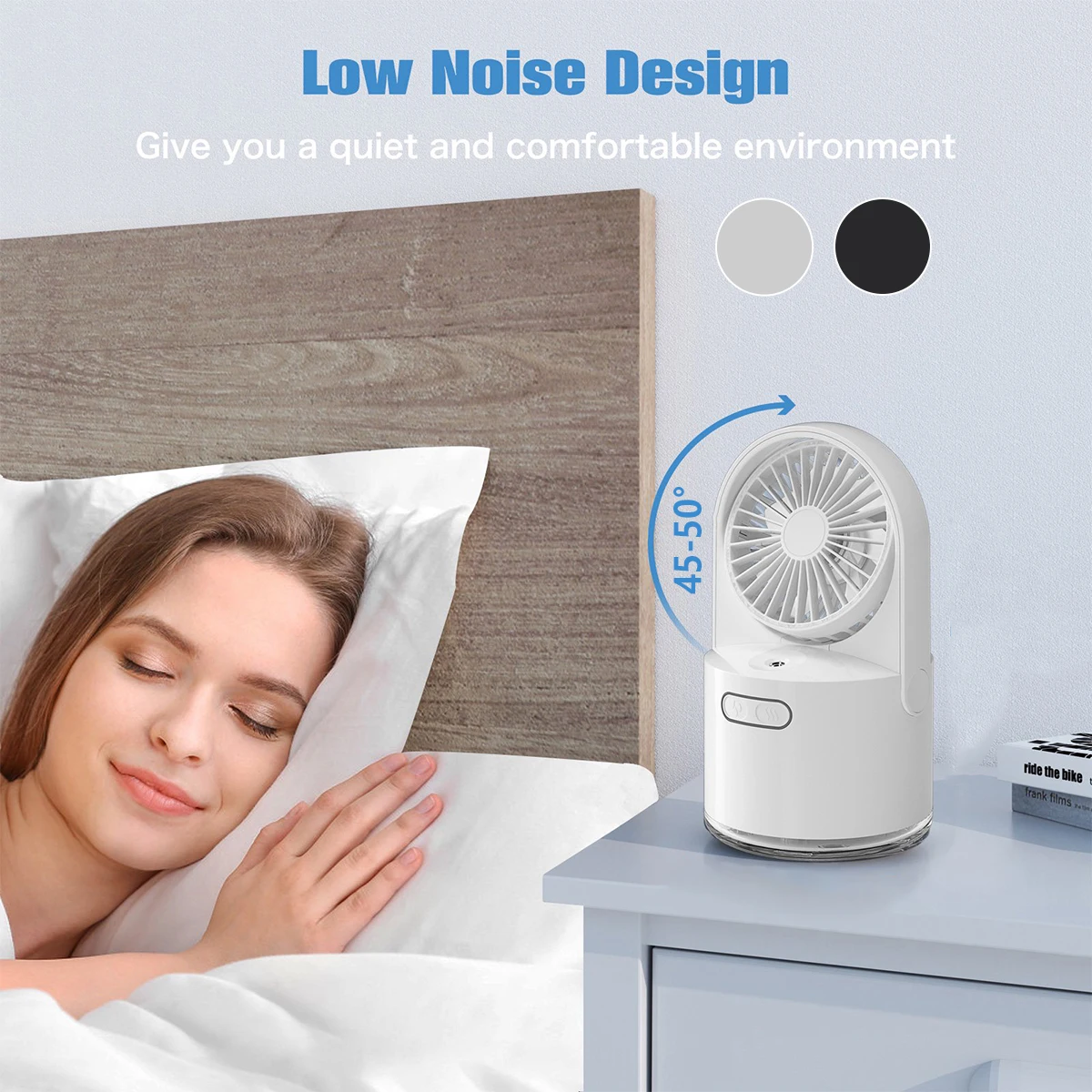 Table Misting Fan Rechargeable Air Conditioner Fan with 2000mAh Battery and 3 Speed Adjustable Angle Air Cooler Fan Humidifier
Table Misting Fan Rechargeable Air Conditioner Fan with 2000mAh Battery and 3 Speed Adjustable Angle Air Cooler Fan Humidifier