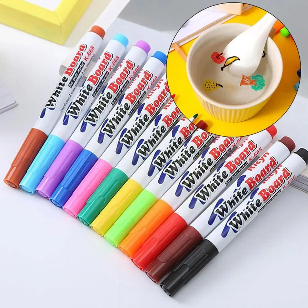 8/12 Pcs Magical Water Painting Pen Whiteboard Mark Pen Doodle Floating Water Drawing Colorful Pens For Kids Early Educatio L0n3
8/12 Pcs Magical Water Painting Pen Whiteboard Mark Pen Doodle Floating Water Drawing Colorful Pens For Kids Early Educatio L0n3