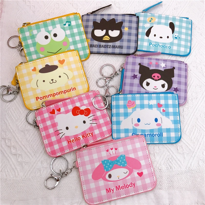Sanrio, сумка «Hello Kitty», аниме мелодия Kuromi Cinnamoroll, детские игрушки, кожаный кошелек для монет, женские подарки для девочек
Sanrio, сумка «Hello Kitty», аниме мелодия Kuromi Cinnamoroll, детские игрушки, кожаный кошелек для монет, женские подарки для девочек