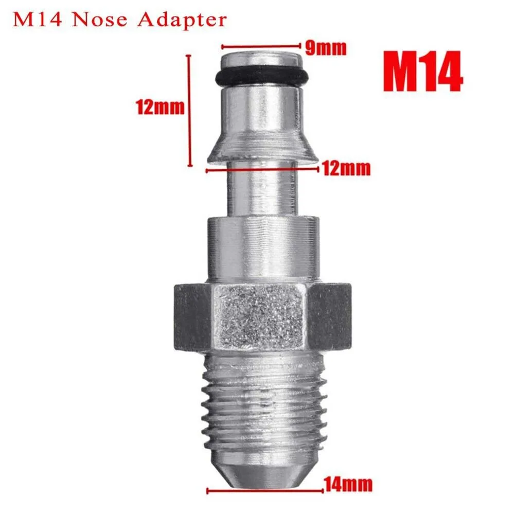 Durable Adapter Hose Adapter 14*12*9mm 1pc For Lavor Quick Release Silver Color To M14/M22 Pressure Washer Parts
Durable Adapter Hose Adapter 14*12*9mm 1pc For Lavor Quick Release Silver Color To M14/M22 Pressure Washer Parts