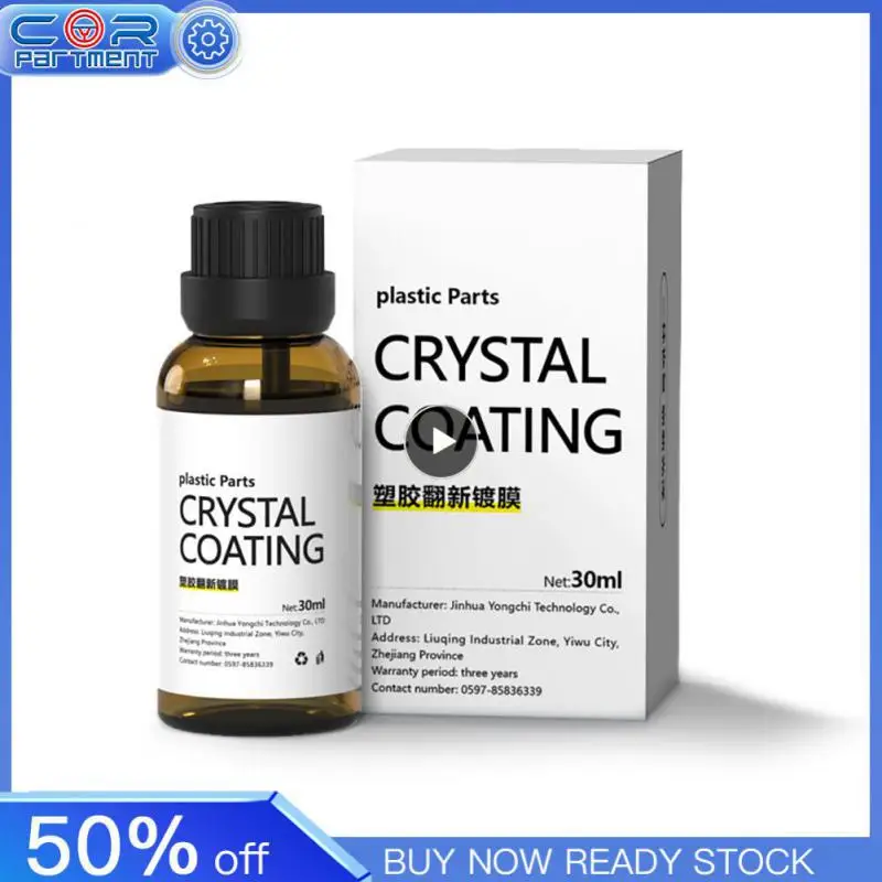 30ml Plastic Refurbished Plating Crystal 1 Bottle Universal Car Plastic Renovated Coating Retreading Agent Refurbishment
30ml Plastic Refurbished Plating Crystal 1 Bottle Universal Car Plastic Renovated Coating Retreading Agent Refurbishment