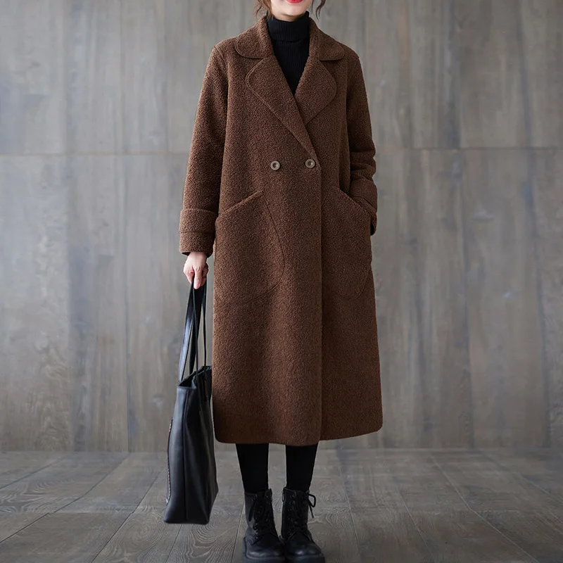 2022 Winter New Lady Coat Large Size Retro Thickening Warm Cashmere Lambswool Jacket Women Clothing One Piece Office Fur Parkas
2022 Winter New Lady Coat Large Size Retro Thickening Warm Cashmere Lambswool Jacket Women Clothing One Piece Office Fur Parkas