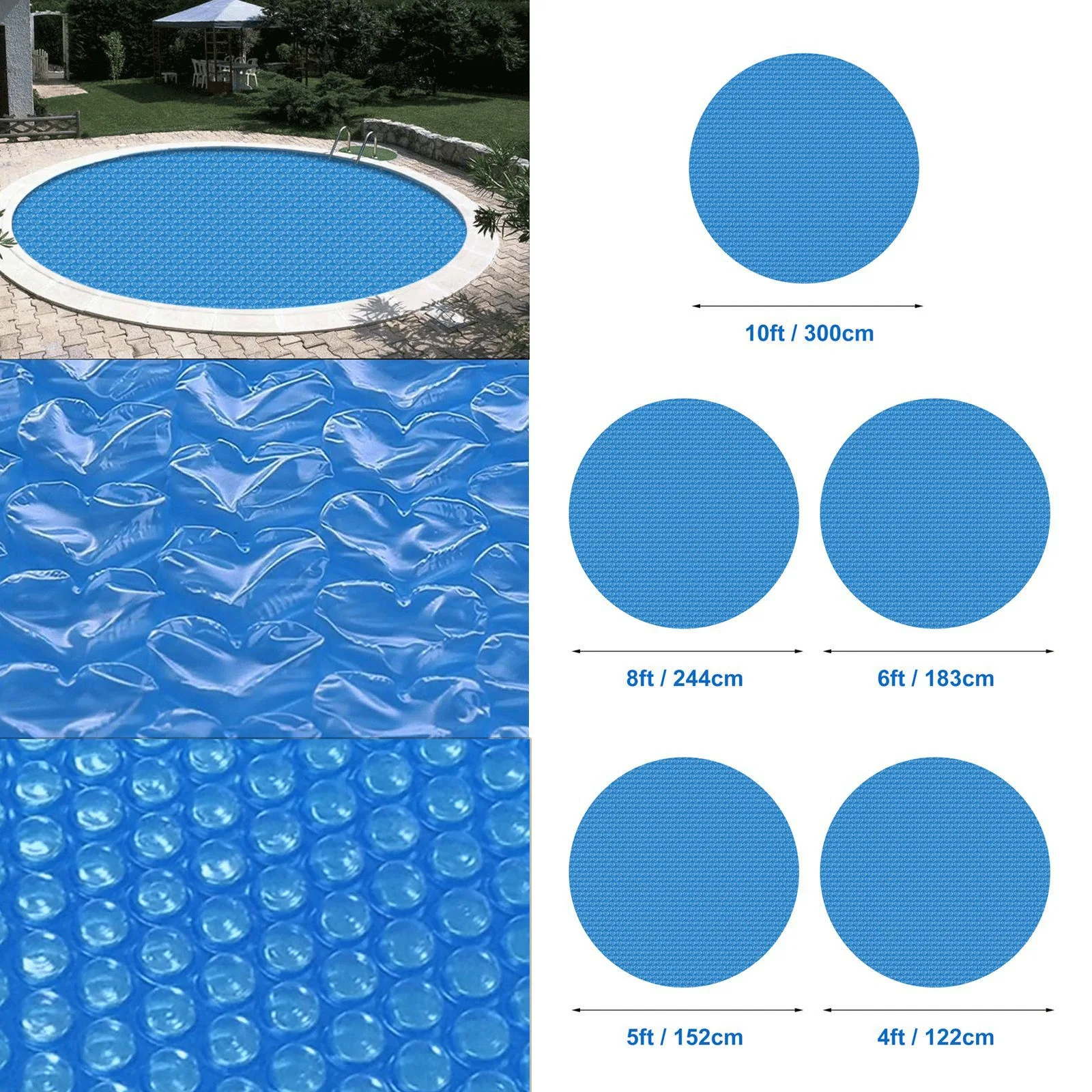 Swimming Pool Cover Round Solar Summer Waterproof Pool Tub Dust Outdoor PE Bubble Film Blanket Accessory Pool Cover Dropshipping
Swimming Pool Cover Round Solar Summer Waterproof Pool Tub Dust Outdoor PE Bubble Film Blanket Accessory Pool Cover Dropshipping