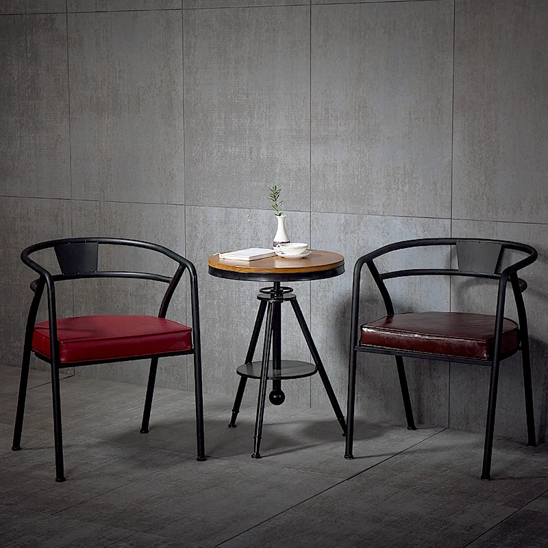 Patio Metal Dining Chairs Garden Lounge makeup Leather Seat Chair Designer Modern Minimalist Stool Silla Comedor Home Furniture
Patio Metal Dining Chairs Garden Lounge makeup Leather Seat Chair Designer Modern Minimalist Stool Silla Comedor Home Furniture