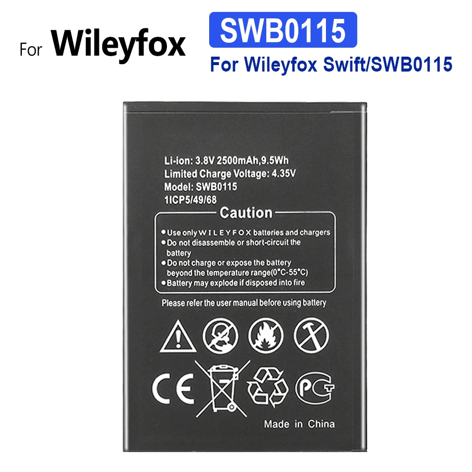 

Сменная батарея SWB0115 SW2XB01 SWB0116 для Wileyfox Swift 2X/2/2 Plus 2Plus мобильный телефон