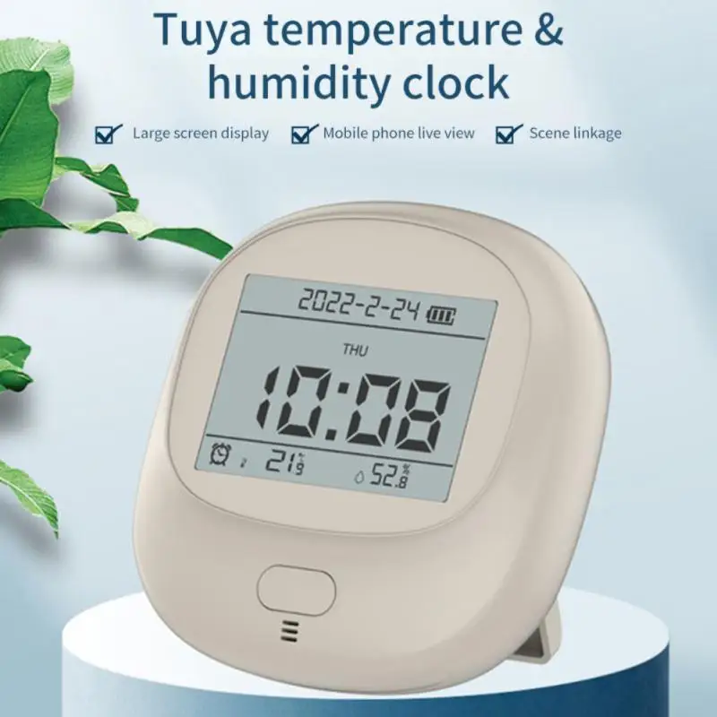 Smart Life Weather Station Clock Smart Home Temperature And Humidity Detector Lcd Electronic Digital App Control Wireless Tuya
Smart Life Weather Station Clock Smart Home Temperature And Humidity Detector Lcd Electronic Digital App Control Wireless Tuya