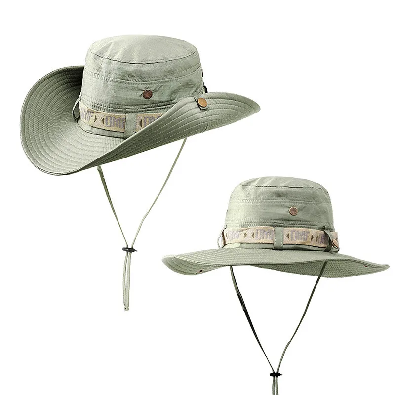 Summer Fisherman Hat Man Women Wide Brim Hat Breathable Mesh Fishing Cap Beach Hats Sun Protector Cap Outdoors UV Protection Hat
Summer Fisherman Hat Man Women Wide Brim Hat Breathable Mesh Fishing Cap Beach Hats Sun Protector Cap Outdoors UV Protection Hat