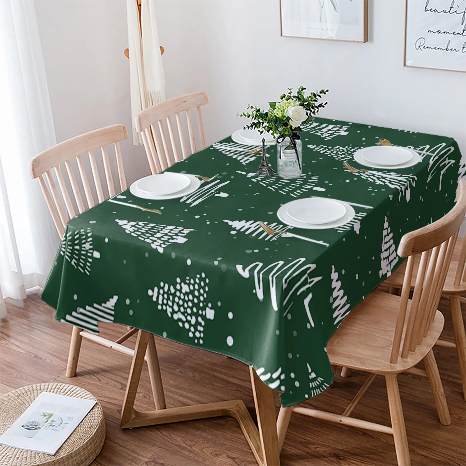 Christmas Christmas Tree Texture Green Table Cloth Waterproof Dining Tablecloth Kitchen Decorative Party Table Cover
Christmas Christmas Tree Texture Green Table Cloth Waterproof Dining Tablecloth Kitchen Decorative Party Table Cover