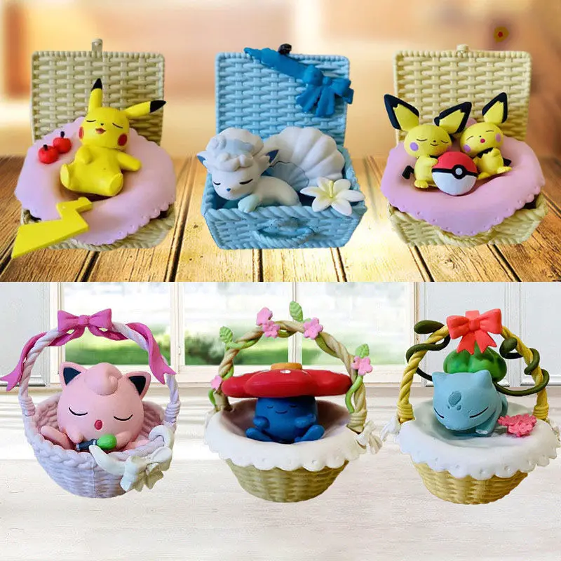 Pokemon Cradle Sleeping Pet Elf Pikachu Nine Tail Fox Figurine Statue Toy Desktop Decoration Toys
Pokemon Cradle Sleeping Pet Elf Pikachu Nine Tail Fox Figurine Statue Toy Desktop Decoration Toys