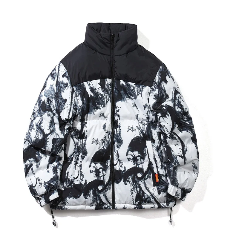 Mens Padded Winter Cotton Parkas Streetwear Thicken Warm Windproof Coat Loose Down Jacket
Mens Padded Winter Cotton Parkas Streetwear Thicken Warm Windproof Coat Loose Down Jacket