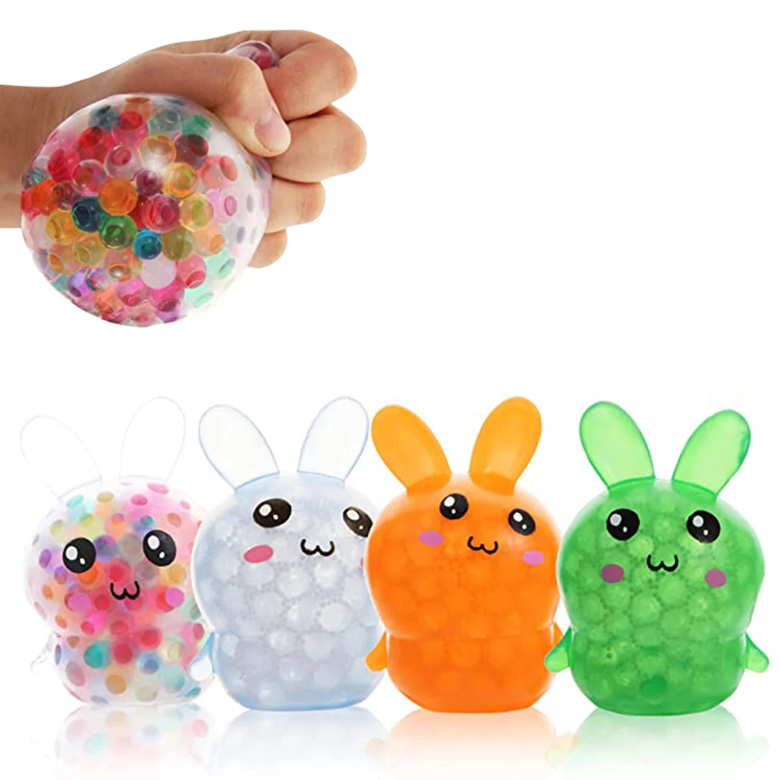 Stress Ball Squishy Bunny Animals Sensory Ball Toy Decompress Easter Squeeze Balls For Kids Girls Boys Adults Soft Soothing
Stress Ball Squishy Bunny Animals Sensory Ball Toy Decompress Easter Squeeze Balls For Kids Girls Boys Adults Soft Soothing