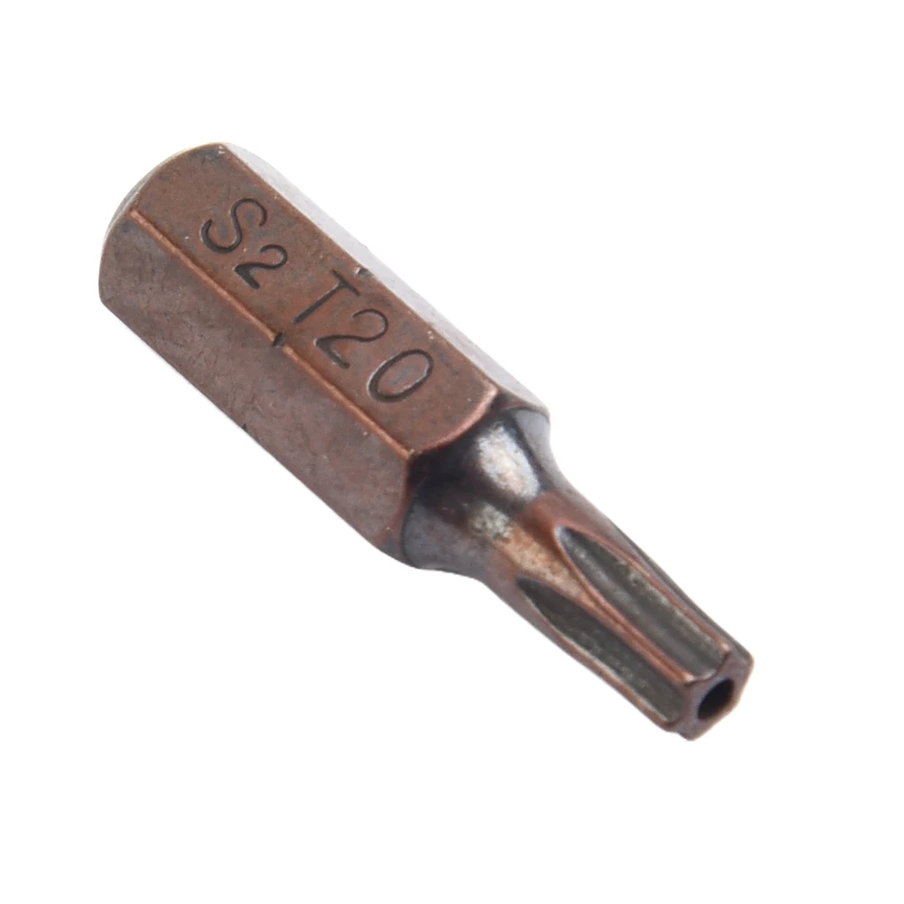 Brand New Screwdriver Bits T20 Batch Head Hex Steel Material Torx Security 25mm / 1\" Long 6.35mm / 1/4\" Shank
Brand New Screwdriver Bits T20 Batch Head Hex Steel Material Torx Security 25mm / 1\" Long 6.35mm / 1/4\" Shank