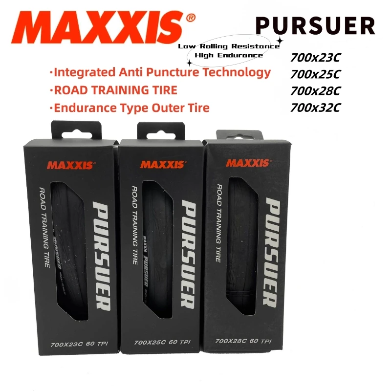 MAXXIS PURSUER(M225)700x23C 25C 28C 32C Durable Sport Level Tire Anti Puncture Road Training Tyre E-BIKE
MAXXIS PURSUER(M225)700x23C 25C 28C 32C Durable Sport Level Tire Anti Puncture Road Training Tyre E-BIKE
