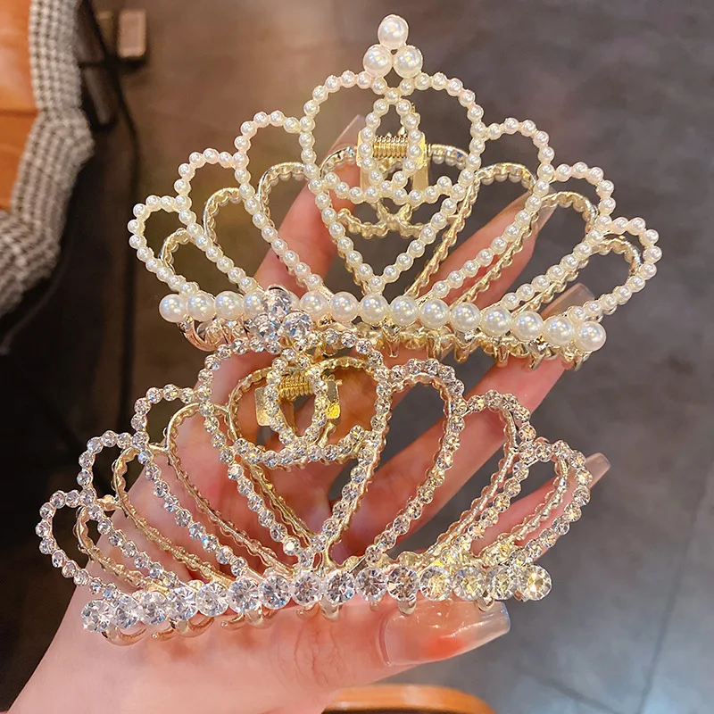 Little Fairy Diamond Pearl Crown Hairpin Ins Style Fresh Princess Grip Sweet Design Sense Net Red Hair Accessories
Little Fairy Diamond Pearl Crown Hairpin Ins Style Fresh Princess Grip Sweet Design Sense Net Red Hair Accessories