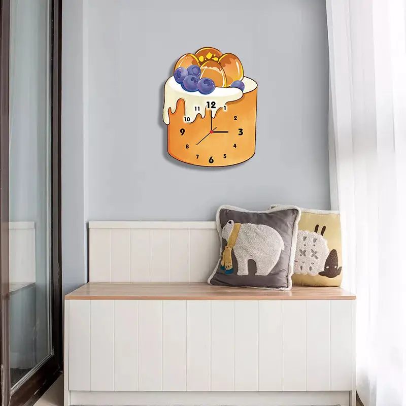 Cake Wall Clock Desert Modern Design Silent Kitchen Decor Food Restaurant Room Art Dining Hanging Watch Cartoon
Cake Wall Clock Desert Modern Design Silent Kitchen Decor Food Restaurant Room Art Dining Hanging Watch Cartoon