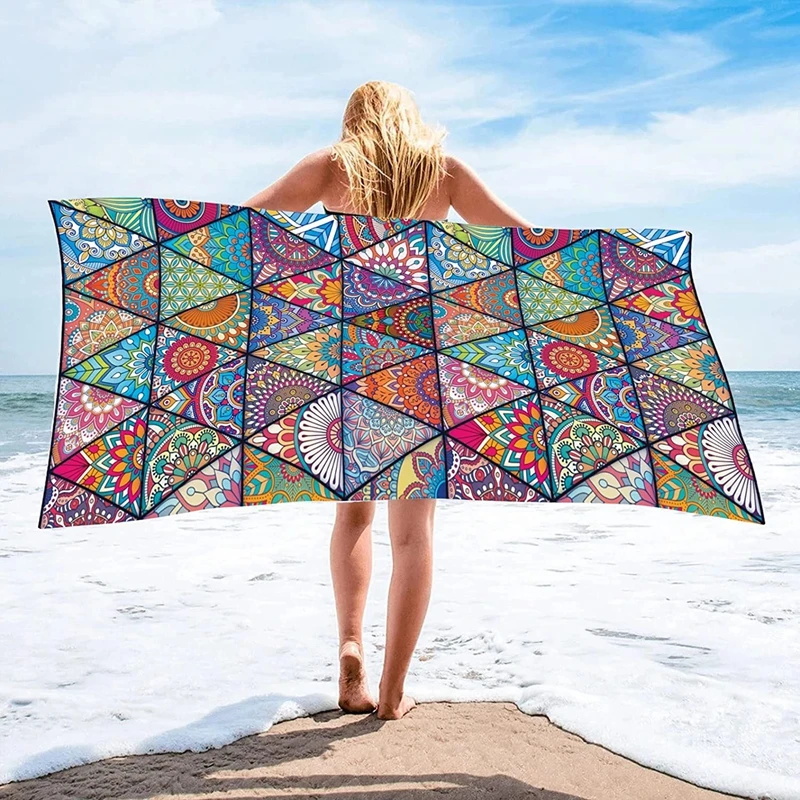 Microfiber Beach Towel Extra Large Big Quick Dry Sand Free Clearance Thin Travel Swim Towels For Friends Gift Bohemian Boho
Microfiber Beach Towel Extra Large Big Quick Dry Sand Free Clearance Thin Travel Swim Towels For Friends Gift Bohemian Boho