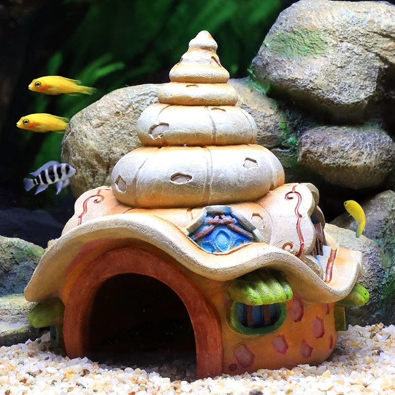 Aquarium Decoration Fish Tank Ornaments Cartoon Castle Resin Ornament for Fish Tank Aquarium Home Accessories
Aquarium Decoration Fish Tank Ornaments Cartoon Castle Resin Ornament for Fish Tank Aquarium Home Accessories