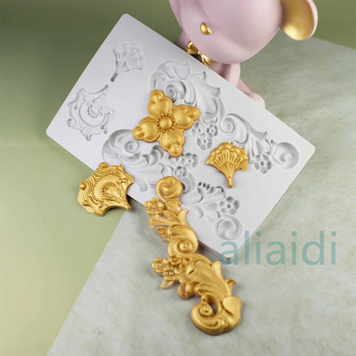 Baroque Scroll Leaf Border Silicone Molds DIY Cupcake Topper Fondant Cake Decorating Tools Candy Clay Chocolate Gumpaste Moulds
Baroque Scroll Leaf Border Silicone Molds DIY Cupcake Topper Fondant Cake Decorating Tools Candy Clay Chocolate Gumpaste Moulds
