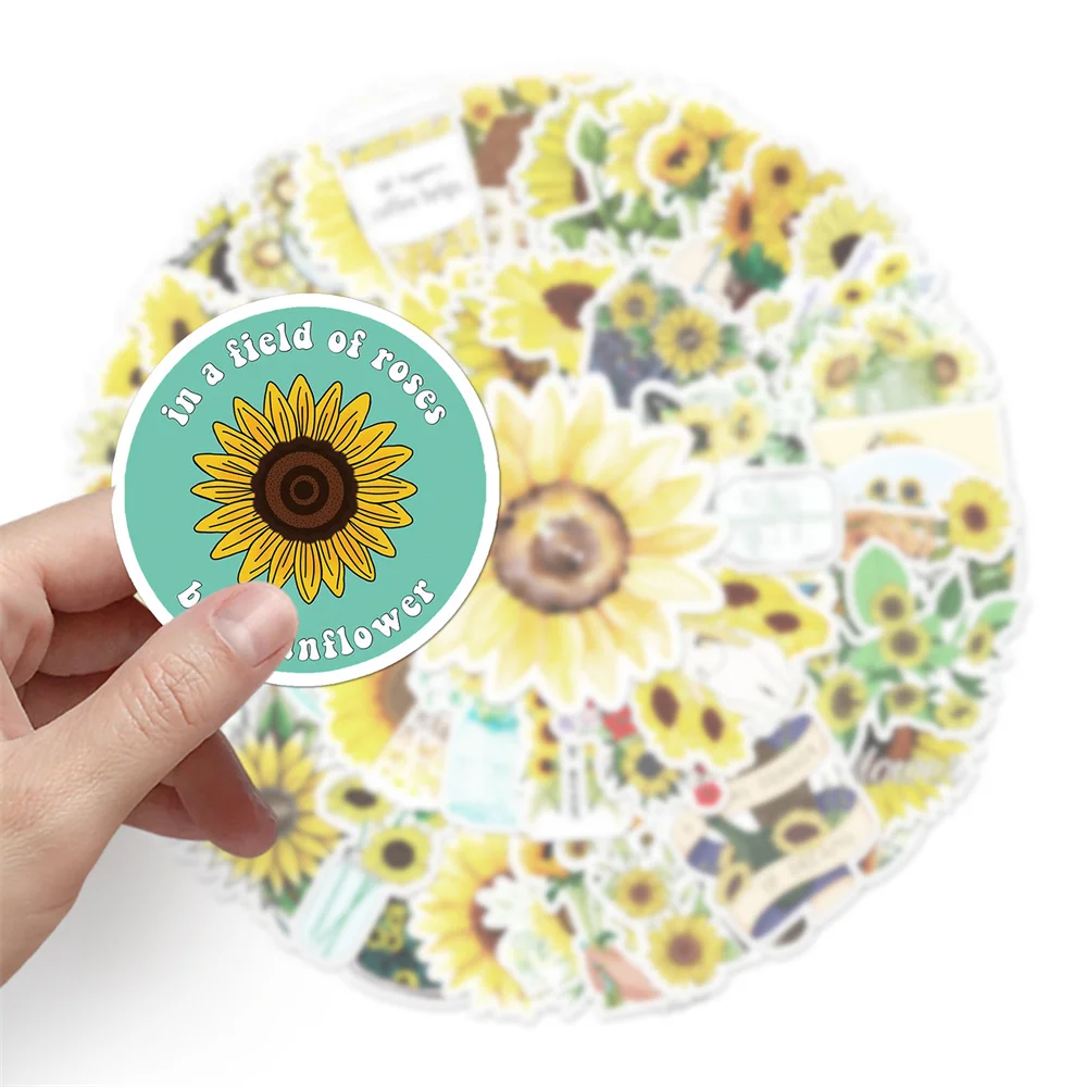 50pcs Flowers Sunflower Stickers For Siutcase Laptop Notebooks Stationery Kscraft Girls Sticker Scrapbooking Supplies Aesthetic
50pcs Flowers Sunflower Stickers For Siutcase Laptop Notebooks Stationery Kscraft Girls Sticker Scrapbooking Supplies Aesthetic