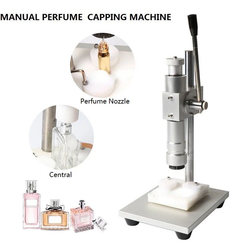Manual Perfume Bottle Capping Machine Hand Pressure Middle Ring Perfume Can Customized Size Bottle Mouth Sealer Capping Machine
Manual Perfume Bottle Capping Machine Hand Pressure Middle Ring Perfume Can Customized Size Bottle Mouth Sealer Capping Machine