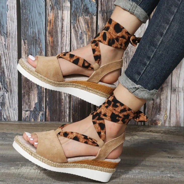 Women Sandals Platform Flats Sandalias Slingback Lace Silk Scarf Open-toe Casual Wedges Walking Shoes Sandalias De Mujer Verano
Women Sandals Platform Flats Sandalias Slingback Lace Silk Scarf Open-toe Casual Wedges Walking Shoes Sandalias De Mujer Verano