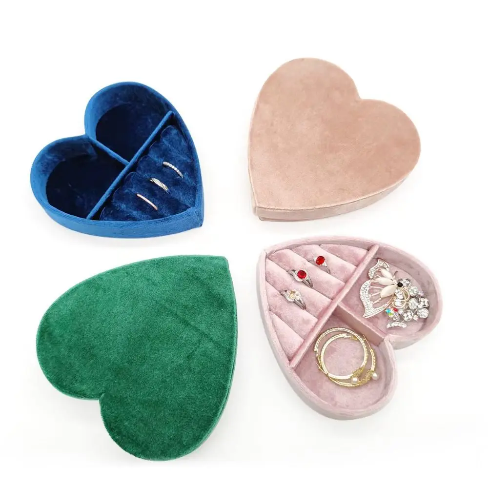 Gift Velvet Heart Shaped Portable Organizer Box Jewelry Box Storage Box Display Case
Gift Velvet Heart Shaped Portable Organizer Box Jewelry Box Storage Box Display Case
