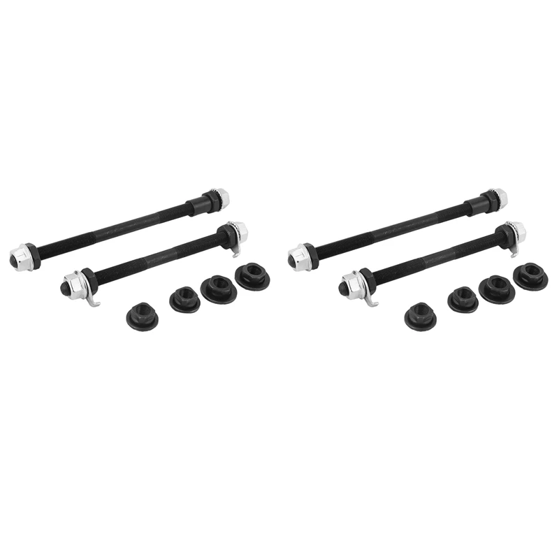 2 Pair Bicycle Wheel Hub Axle Front Rear Steel Solid Spindle Shaft Vintage BMX For MTB Road Skewer 150Mm 180Mm
2 Pair Bicycle Wheel Hub Axle Front Rear Steel Solid Spindle Shaft Vintage BMX For MTB Road Skewer 150Mm 180Mm