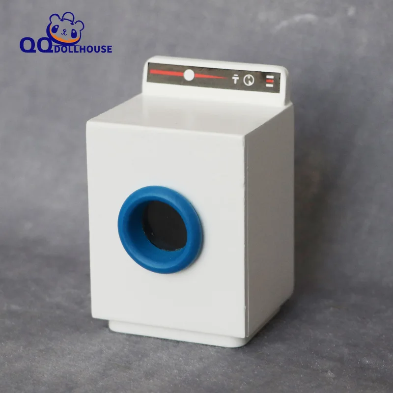 1/12 Doll House Mini Home Appliance Model Wooden Simple Modern Pure White Drum Washing Machine Laundry Supplies
1/12 Doll House Mini Home Appliance Model Wooden Simple Modern Pure White Drum Washing Machine Laundry Supplies