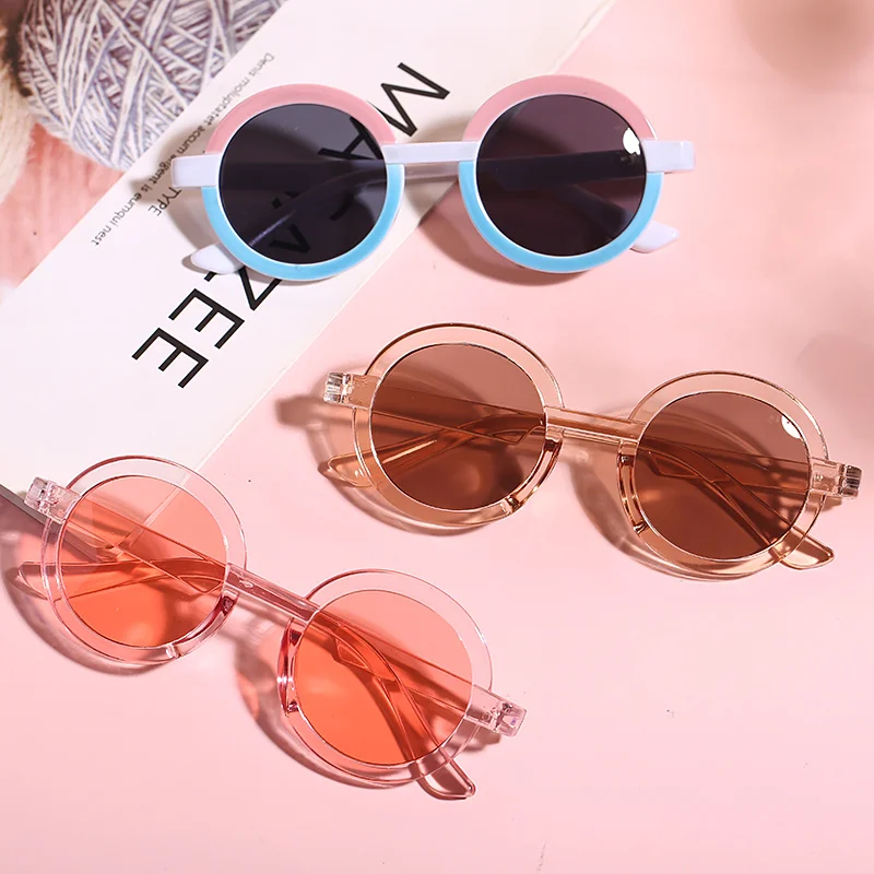 Toddler Kids Vintage Sunglasses Contrast Color/Transparent Round Shaped UV400 Casual Beach Sun Protection Glasses for Girls Boys
Toddler Kids Vintage Sunglasses Contrast Color/Transparent Round Shaped UV400 Casual Beach Sun Protection Glasses for Girls Boys