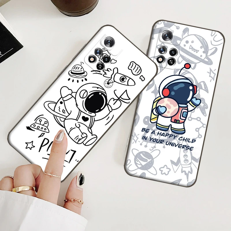 Cute Astronaut Phone Case For Xiaomi 11T Pro Redmi Note 10 9 Pro 5G 9S 10S POCO F3 X3 M3 GT Pro X3 NFC Carcasa Silicone Cover
Cute Astronaut Phone Case For Xiaomi 11T Pro Redmi Note 10 9 Pro 5G 9S 10S POCO F3 X3 M3 GT Pro X3 NFC Carcasa Silicone Cover