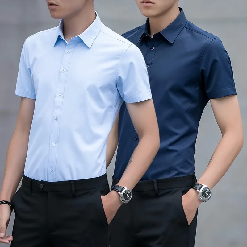 Ropa De Hombre 2022 Summer Non-iron Anti-wrinkle White Shirt Men's Short-sleeved Shirt Slim Fit Formal Wear Camisas Para Hombre
Ropa De Hombre 2022 Summer Non-iron Anti-wrinkle White Shirt Men's Short-sleeved Shirt Slim Fit Formal Wear Camisas Para Hombre
