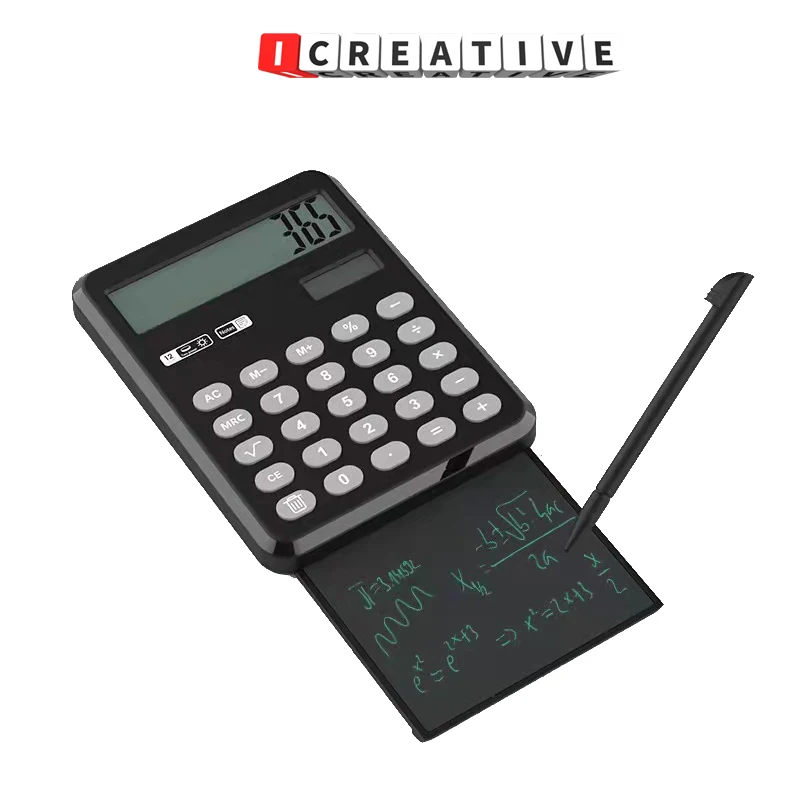 Calculator Push-pull 4 Inch LCD Writing Tablet Digital Drawing Pad 12 Digits Display with Stylus Pen Erase Button Lock Function
Calculator Push-pull 4 Inch LCD Writing Tablet Digital Drawing Pad 12 Digits Display with Stylus Pen Erase Button Lock Function