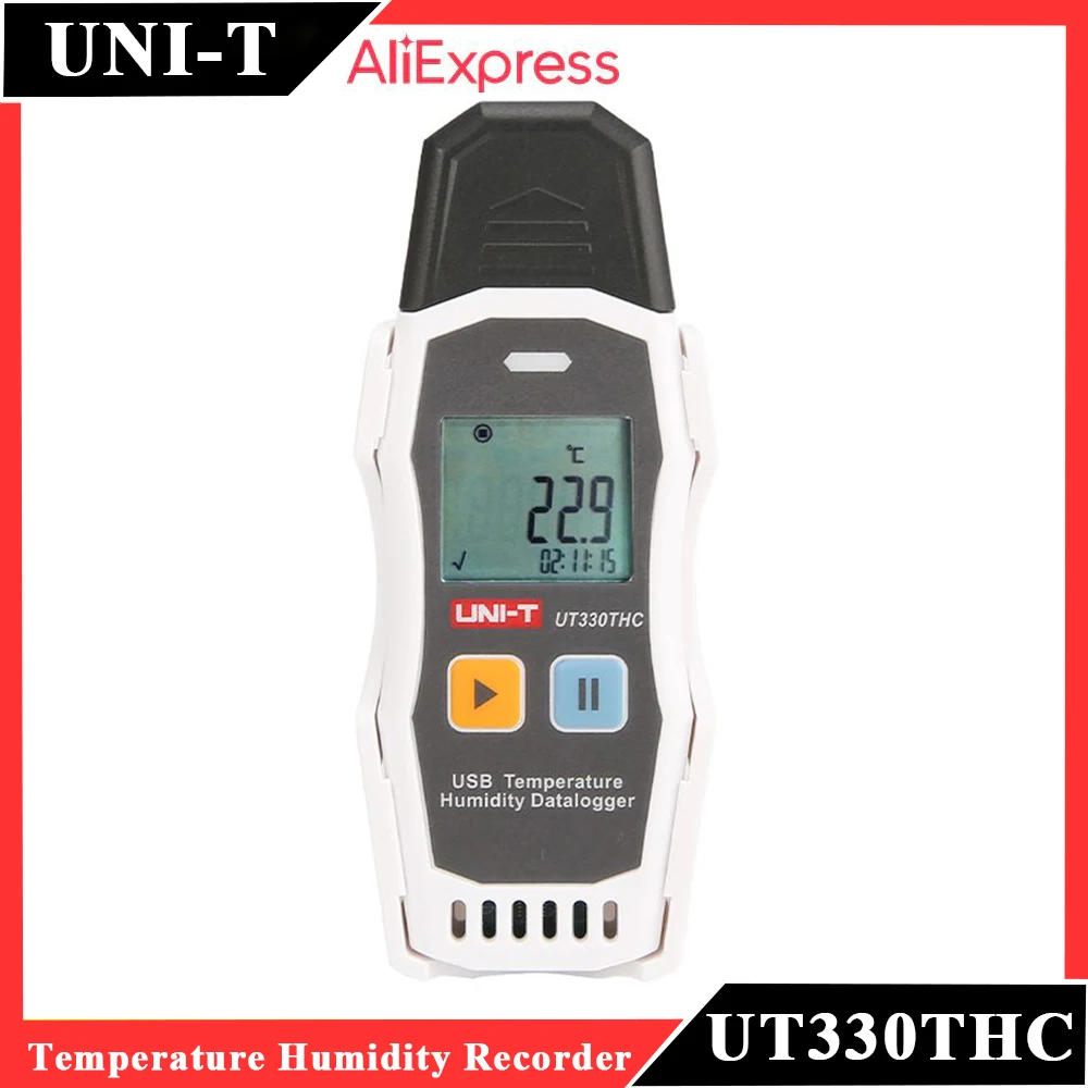 UNI-T UT330THC USB Temperature and Humidity Recorder Digital Meter Thermometer Hygrometer PC Software Mobile APP Data Analysis
UNI-T UT330THC USB Temperature and Humidity Recorder Digital Meter Thermometer Hygrometer PC Software Mobile APP Data Analysis