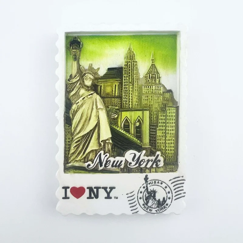 

America Travelling Fridge Magnets United States New York Statue of Liberty Tourism Souvenirs Fridge Stickers Home Decor