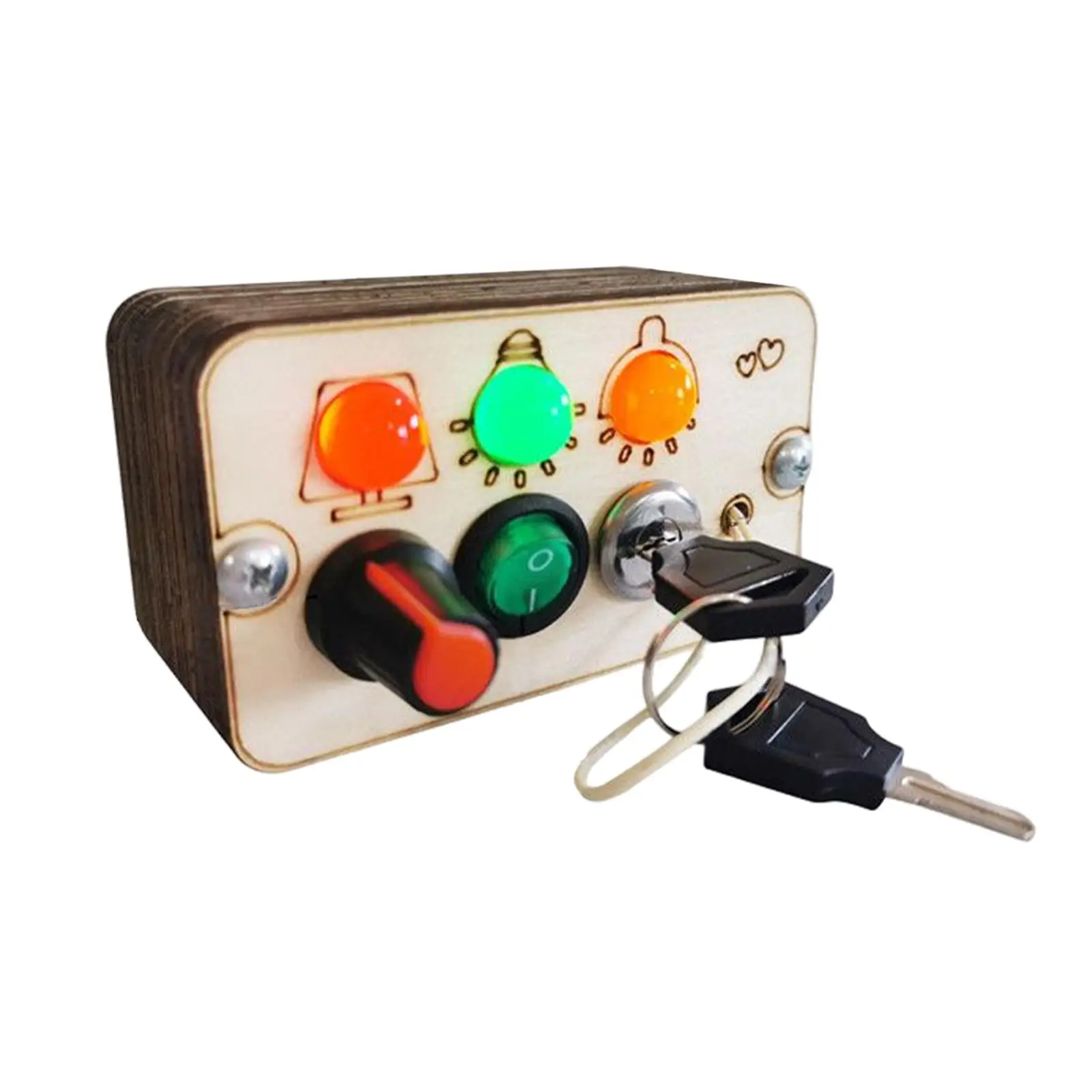 LED Light Switch Montessori , Button swap toys Toy Wooden Sensory Toys for Kids Boys & Girls Toddlers
LED Light Switch Montessori , Button swap toys Toy Wooden Sensory Toys for Kids Boys & Girls Toddlers