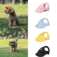 Pet Dog Caps Small Puppy Pets Summer Solid Oxford Cap Dog Baseball Visor Hat Outdoor Accessories Sun Bonnet Cap Chihuahua Gift