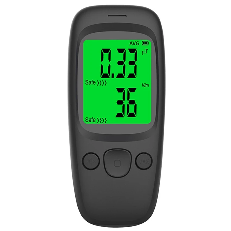 Electromagnetic Radiation Tester Handheld Digital LCD Detector Temperature Tester For Home Outdoor Black
Electromagnetic Radiation Tester Handheld Digital LCD Detector Temperature Tester For Home Outdoor Black
