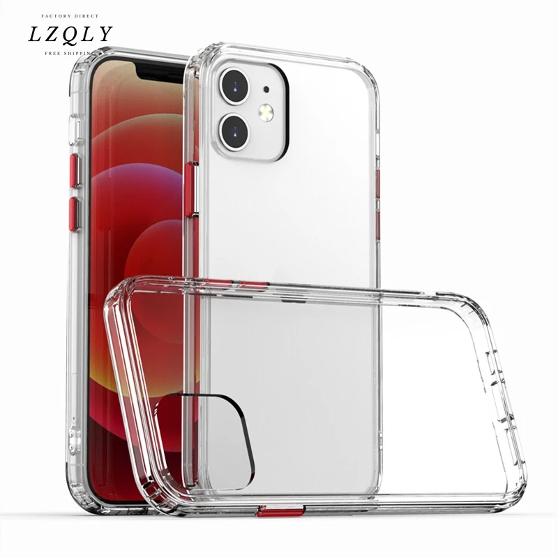 Newly Arrival Transparent Mobile Phone Case Anti Shock TPU+PC Clear Phone Case For Iphone 12 And 13 Series
Newly Arrival Transparent Mobile Phone Case Anti Shock TPU+PC Clear Phone Case For Iphone 12 And 13 Series