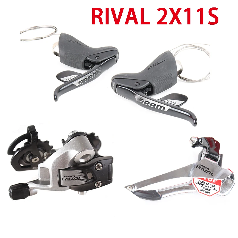 SRAM RIVAL 22 2x11 Speed Road Bicycle Mechanical Shifters Front Rear Derailleur Groupset
SRAM RIVAL 22 2x11 Speed Road Bicycle Mechanical Shifters Front Rear Derailleur Groupset