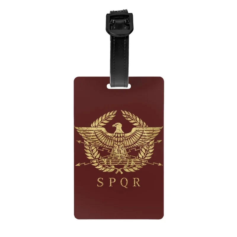 

Пользовательская эмблема Римской империи орла, бирка для багажа с именной карточкой, Италия, итальянская гордость, личная Обложка, идентификационная бирка для дорожной сумки, чемодана