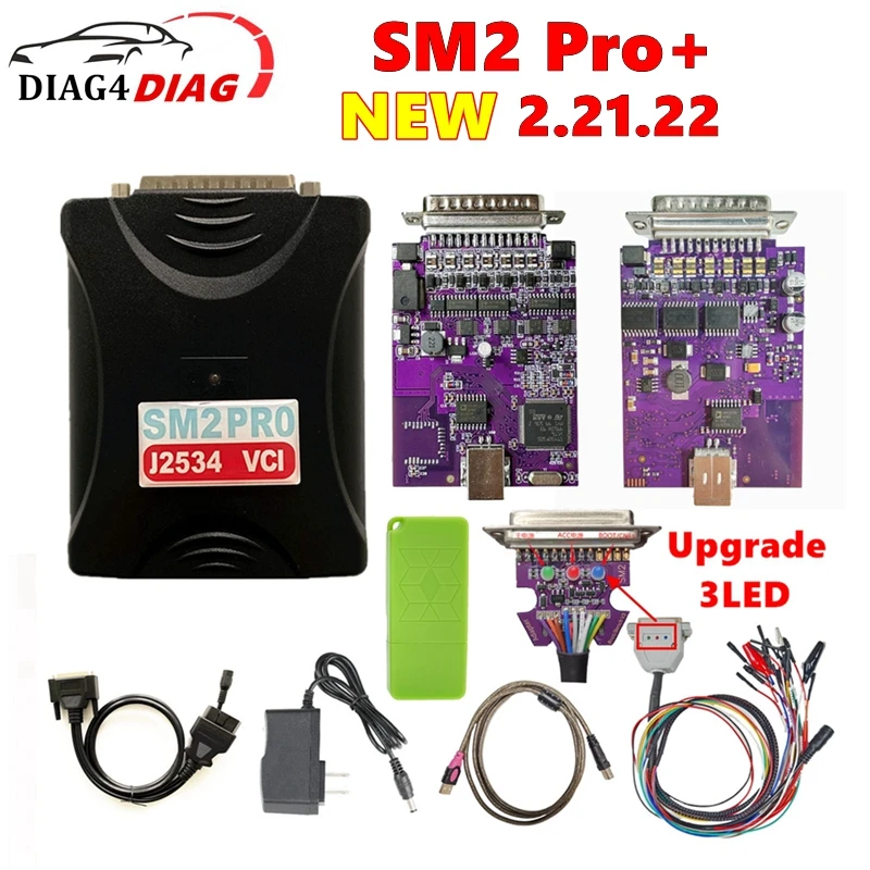 Full chip FW 2.21.22 SM2 Pro+ J2534 VCI ECU Programmer Auto Scanner Function Cover Pcm 67 IN 1 Read Write ECU FLASH EEPROM
Full chip FW 2.21.22 SM2 Pro+ J2534 VCI ECU Programmer Auto Scanner Function Cover Pcm 67 IN 1 Read Write ECU FLASH EEPROM