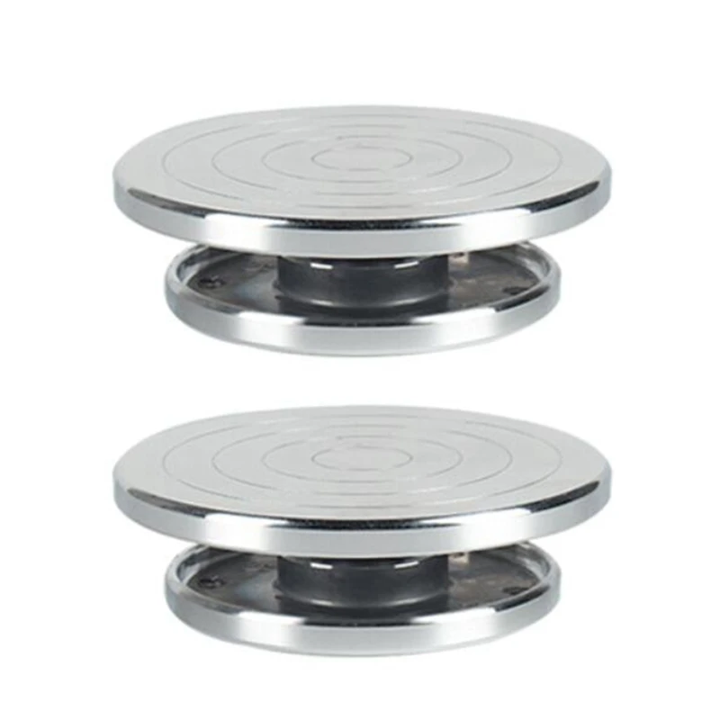 2X 12/15Cm Double Face Use Aluminum Alloy Turntable For Ceramic Clay Sculpture Platform Pottery Wheel Rotating Tools
2X 12/15Cm Double Face Use Aluminum Alloy Turntable For Ceramic Clay Sculpture Platform Pottery Wheel Rotating Tools