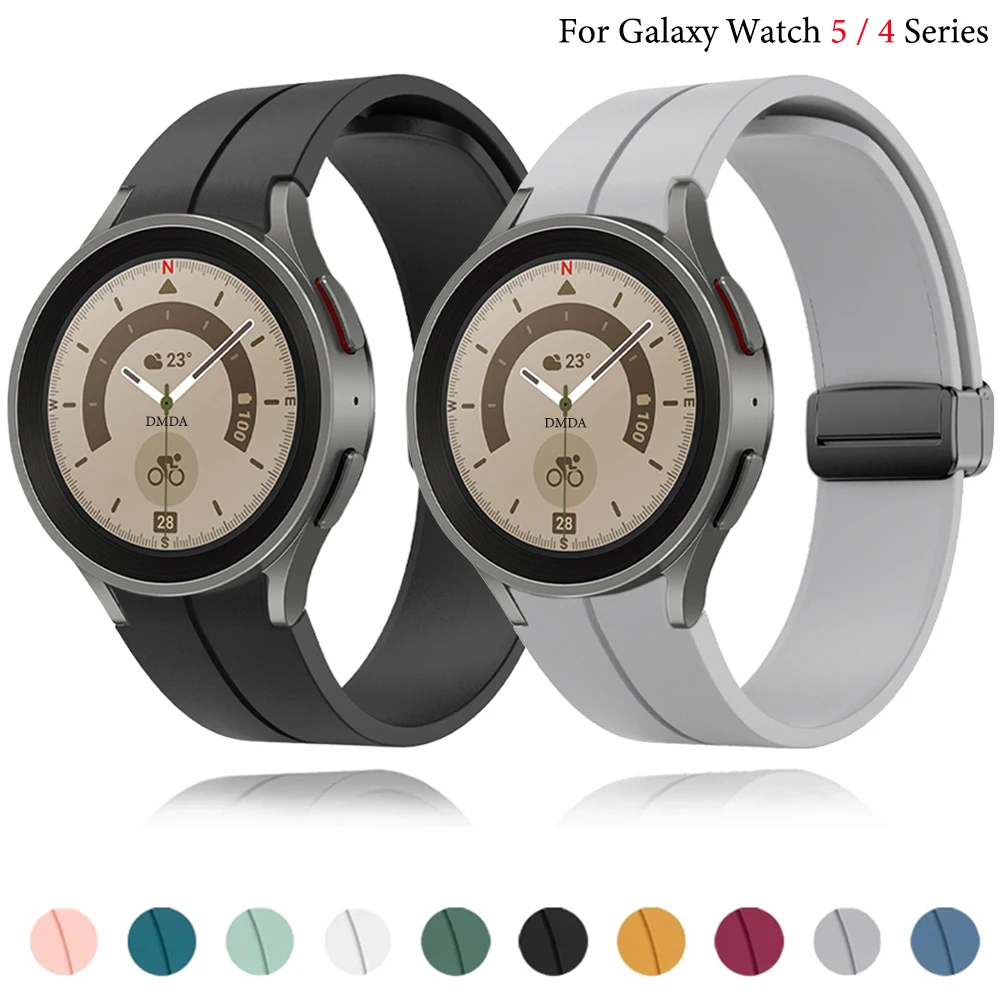 Ремешок силиконовый для Samsung Galaxy Watch 5 Pro, спортивный классический браслет с магнитной застежкой, 45 мм 44 мм 40 мм 42/46 мм, оригинал
Ремешок силиконовый для Samsung Galaxy Watch 5 Pro, спортивный классический браслет с магнитной застежкой, 45 мм 44 мм 40 мм 42/46 мм, оригинал