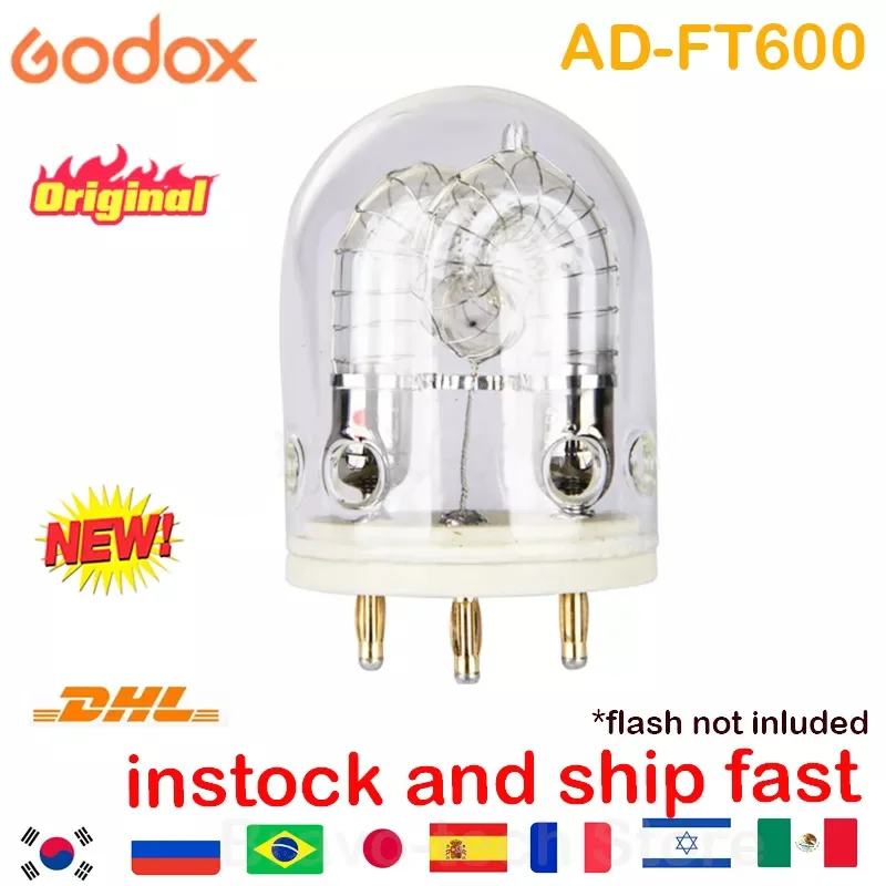 

Godox 600W Flash Tube Bare Bulb for Godox Witstro Speedlite AD600 AD600B AD600BM AD600M